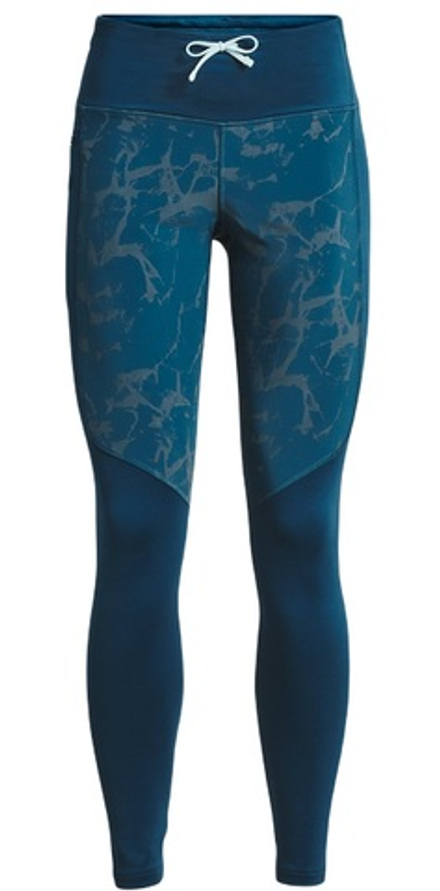 Леггинсы Under Armour Women's UA OutRun The Cold Tights - petrol blue/reflective