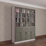 Шкаф книжный 4/5