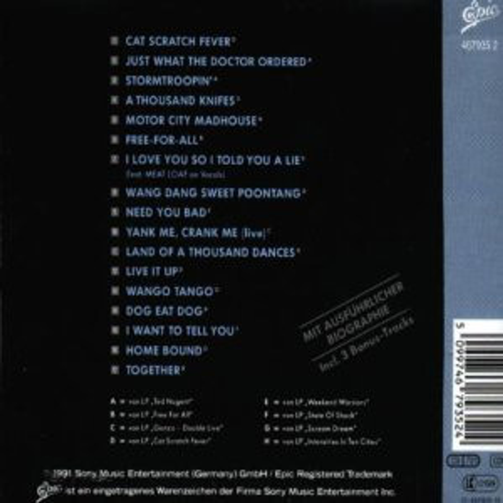 Ted Nugent / The Very Best Of (CD)