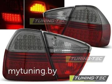 Задние фонари Bmw 3 E90 red smoke led indicator