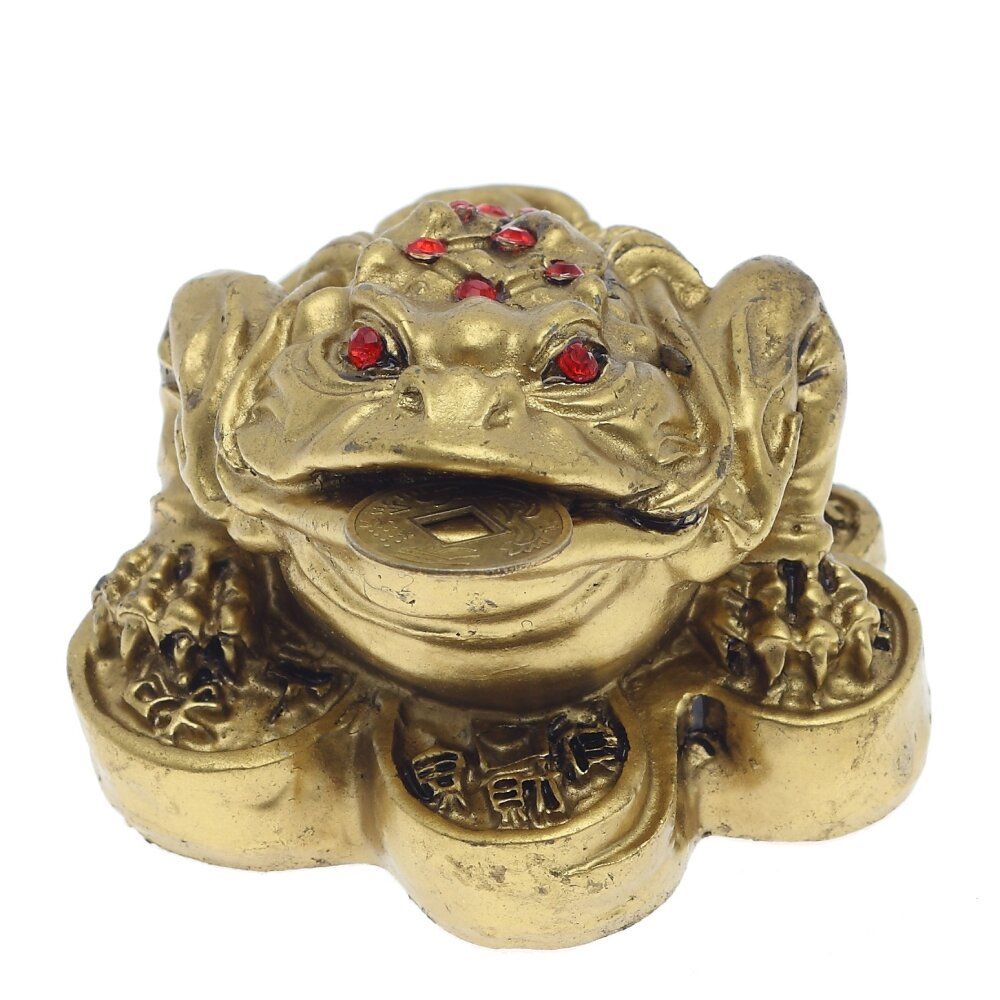 GAEM Фигурка декоративная "Лягушка денежная", L6 W5 H3 см