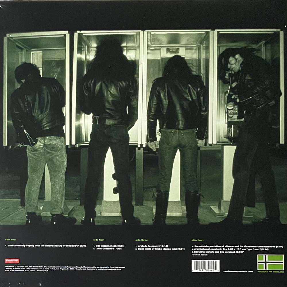 Type O Negative ‎– Slow, Deep And Hard 2LP (Голландия 2024г.) Green