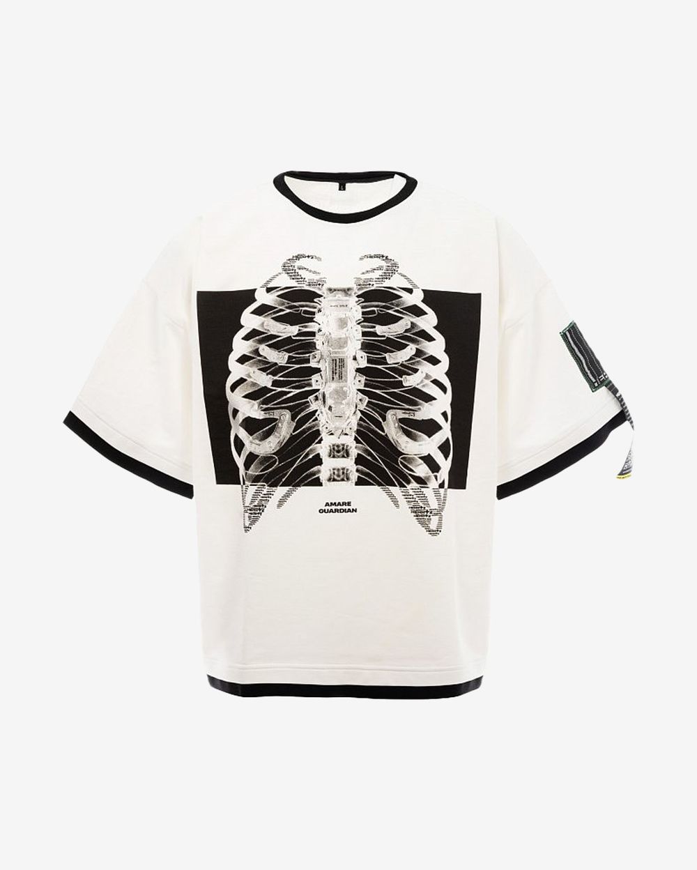 Футболка Heartz «Rays» Layered Kimono Milk