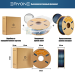 Пластик Eryone Burnt Titanium PLA 1.75mm 1kg Blue