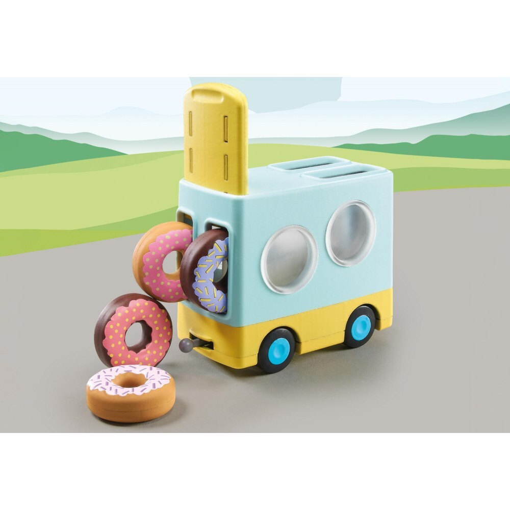 Playmobil - 1.2.3 Crazy Donut Truck с функцией штабелирования и сортировки 71325 / артикул   71325  / GTIN 4008789713254