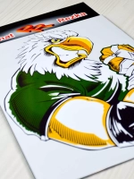 Наклейка - Орел боец