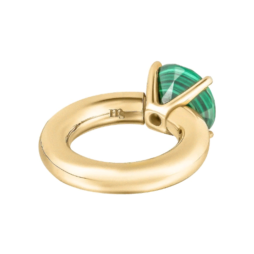 Moonka Cartoon Ring с малахитом