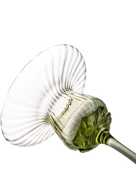 Подсвечник 30 см Anna Von Lipa зеленый