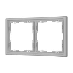 Рамка пластиковая FRM-NOBE-SFPL-2-IS (Arlight, Никель) 059457