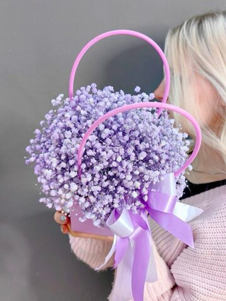 Сумочка с гипсофилой