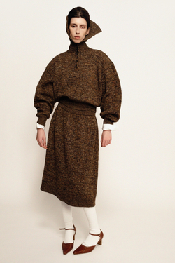 Юбка из Шерсти 25.NP.3.CLO.04.41, коричневый