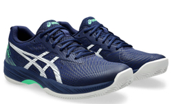 Теннисные кроссовки Asics Gel-Game 9 Clay/OC - blue expanse/white