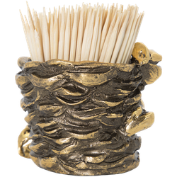 Держатель для зубочисток Орхидея Ликаста Бронза