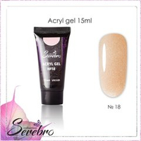 Serebro  Acryl Gel №18 шиммер 15мл