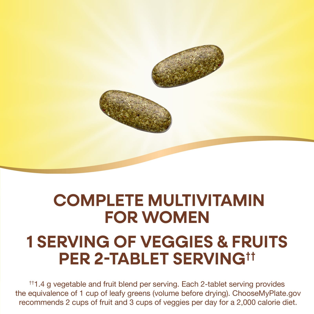 Nature's Way, комплекс мультивитаминов для женщин от Alive!® Garden Goodness™, 60 таблеток
