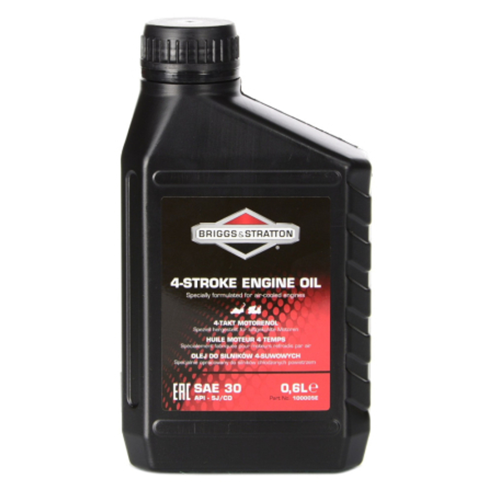 Масло B&S 4-х тактное SAE30 0,6 л     100005E-V
