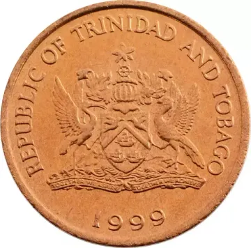 1 цент 1999 Тринидад и Тобаго