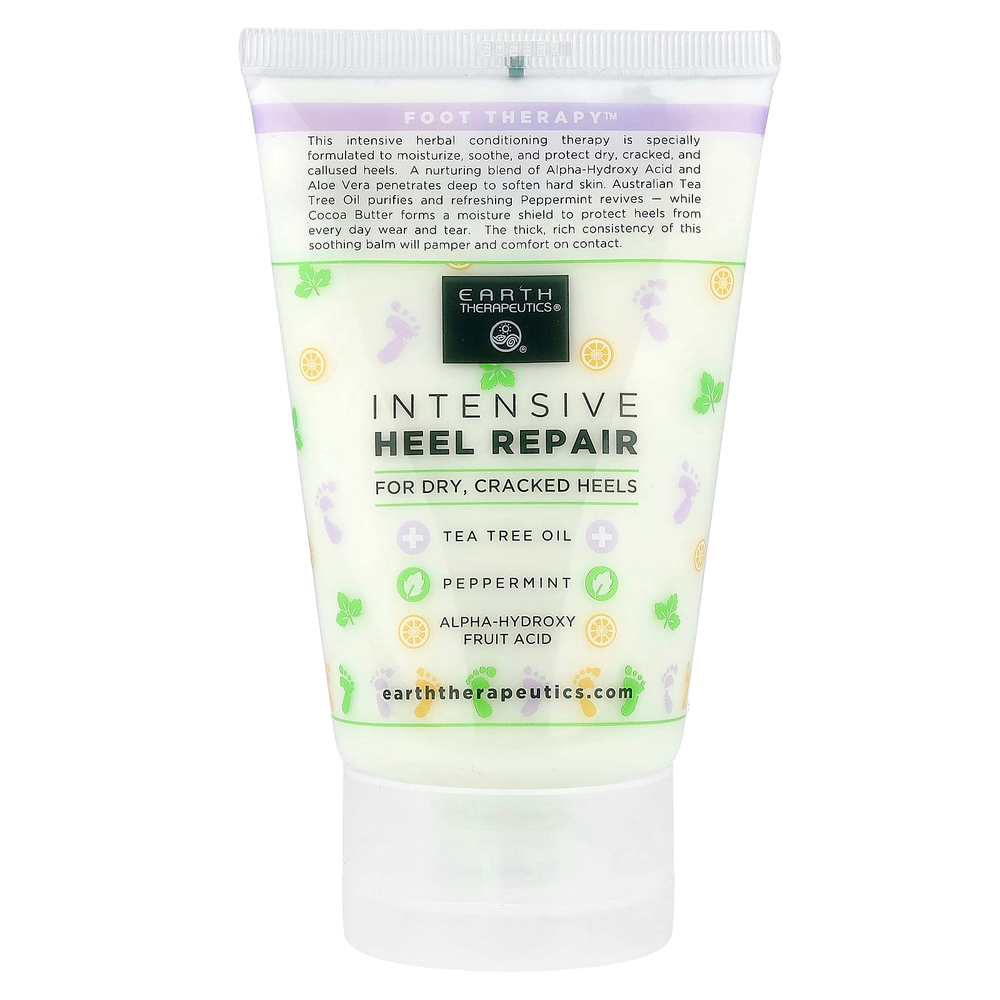 Earth Therapeutics, Intensive Heel Repair, для сухой, потрескавшейся пятки, 118 мл (4 жидк. унц.)