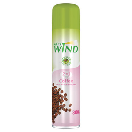 Освежитель воздуха аэрозольный 300 мл, GOLD WIND "Cofee", СИБИАР, 5-02.04.254.06