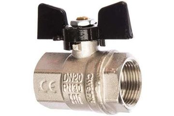 Кран шаровый 3/4" г/г ручка лат.