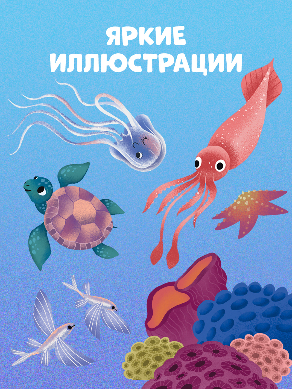 Книжка с окошками. Океаны и моря. Энциклопедия с окошками