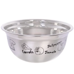 Миска из нержавеющей стали 5л 28*13см с рисунком