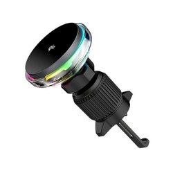 Автомобильный держатель Wiwu CH-324 Magnetic Qi2 Wireless Car Mount 15W, Чёрный