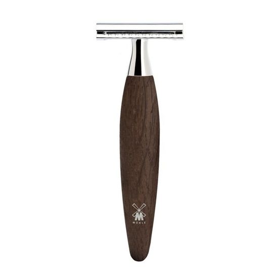 Т-образная бритва (станок) MUEHLE KOSMO, мореный дуб