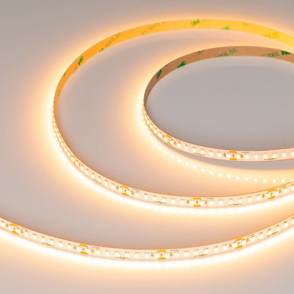 Светодиодная лента UL-A176-8mm 24V Warm2400 (15 W/m, IP20, 5m) (Arlight, 7 лет) 052598