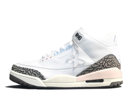 All white cement 3s on sale