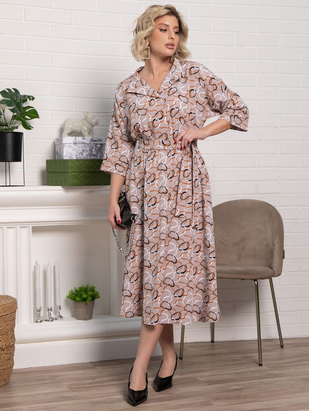 Платье Доминанта НЬЮ (бежевое) П15243-16М LT Collection