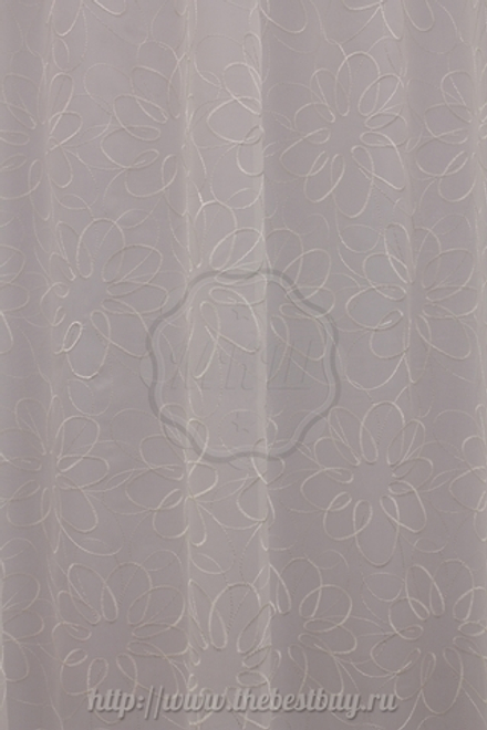 Тюль  с рисунком: Марилу (S215-2) - (300х280)х2 см. - бежевый