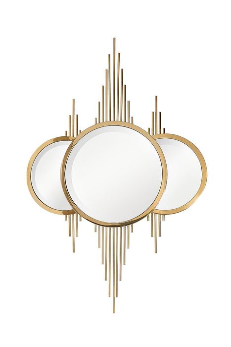 Зеркало декоративное золотое Garda Decor KFE1230