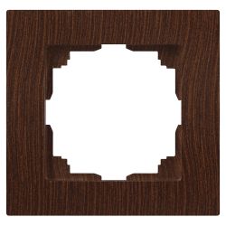 Рамка для розеток и выключателей Intro Accent 6-501-10 на 1 пост, СУ, венге
