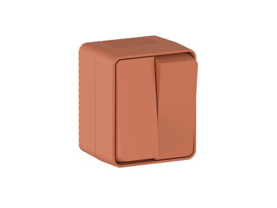 Выключатель 2-кл. ОП AtlasDesign PROFI IP54 10AX терракот. SE ATN547051