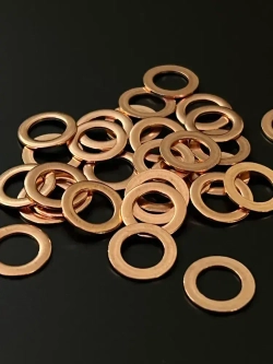 Шайба медная 10х16х1, 10 шт. (прокладка медная)