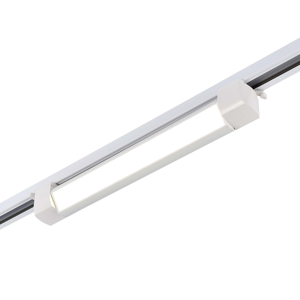 ST368.536.20 Св-к трек. Белый LED 1*20W 3000K 1 450Lm Ra&gt;90 120° IP20 L387xW49xH54 170-240V Однофазная трековая система