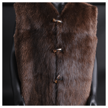 Жилет из меха бобра «Шабашник»