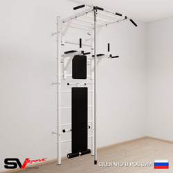 Шведская стенка Sv Sport усиленная 650 (Турник рукоход/Брусья/Скамья/Канат)