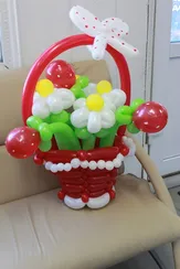 Корзинка из шаров