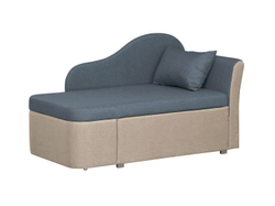 Тахта Мася-12 левый жаккард тесла деним/крем