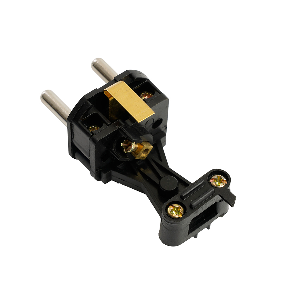 Вилка прямая с/з, STEKKER, RPG16-21-441 , каучук 250В, 16A, IP44, синий 39161