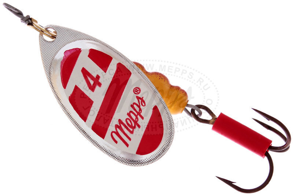 Mepps AGLIA Silver Red White