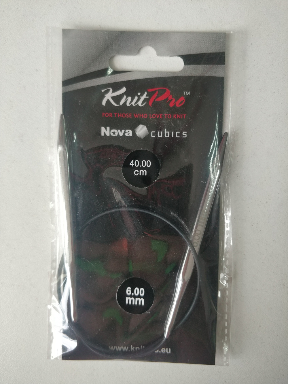Спицы круговые Knit Pro Nova Cubics 40см - 6мм