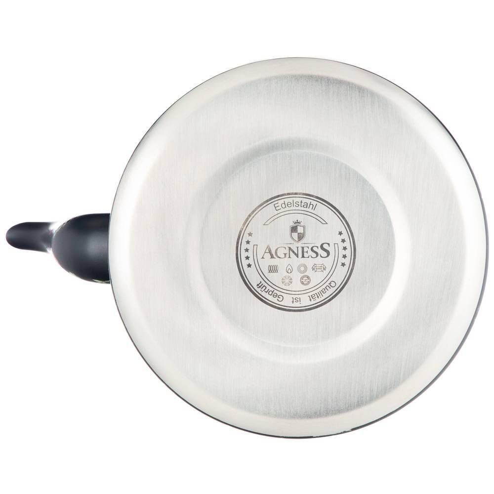 ЧАЙНИК AGNESS "МАКИ" СО ВСТРОЕННЫМ СВИСТКОМ И ФИЛЬТРОМ 1500 МЛ