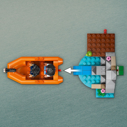 LEGO Jurassic World - Побег по реке от тираннозавра 76975