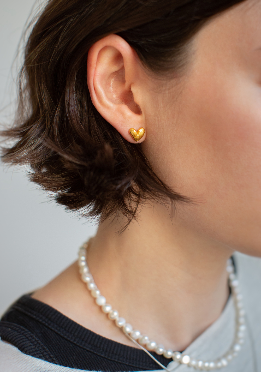 Gunga Серьги в виде маленьких сердечек