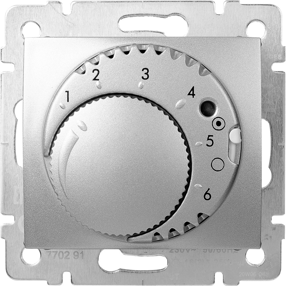 Терморегулятор для тёплого пола 16А 250В - алюминий Valena Classic LEGRAND