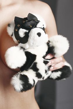 Брелок из меха «Енотик»