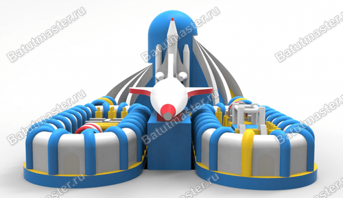 Надувной батут "Настоящий пилот"